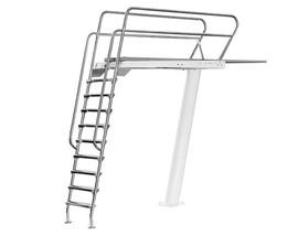 SR Smith - Deluxe Carbon Steel 3 Meter Tower Heel Mount + Alternate Jig - CAT-3M-203HA