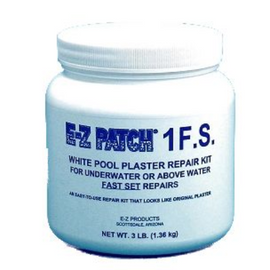E-Z Products - 1FS White Pool Plaster Repair Fast Set 3 Lb - EZP-006 E-Z Products - 1FS White Pool Plaster Repair Fast Set 3 Lb - EZP-006