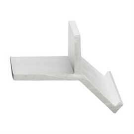Lawson Aquatics PVC Curb Angle Edge Treatment -With Tail - White - Per Foot