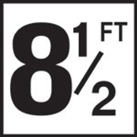 Inlays 8 1/2 FT 6 x 6 Tile 4" Lettering C610085 (Smooth Waterline) (12-2079)