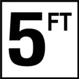 Inlays 5 FEET 6 x 6 Tile 4" Lettering C620050 (Skid Resistant) (12-2116) Inlays 5 FEET 6 x 6 Tile 4" Lettering C620050 (Skid Resistant) (12-2116)