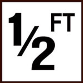 Inlays 1/2 FEET 6 x 6 Tile 4" Lettering C620005 (Skid Resistant) Inlays 1/2 FEET 6 x 6 Tile 4" Lettering C620005 (Skid Resistant)