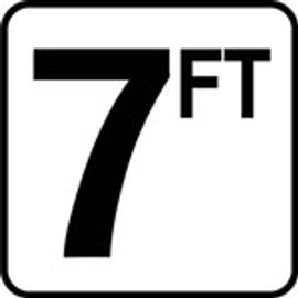 Inlays 7 With FT 6 X 6 Tile 4" Lettering Vinyl StickOn Deck- V620070 (Skid Resistant) Inlays 7 With FT 6 X 6 Tile 4" Lettering Vinyl StickOn Deck- V620070 (Skid Resistant)