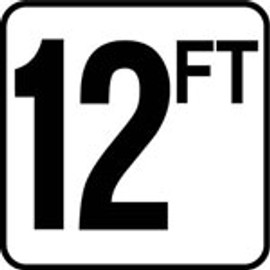 Inlays 12 With FT 6 X 6 Tile 4" Lettering Vinyl StickOn Deck- V620094 (Skid Resistant) Inlays 12 With FT 6 X 6 Tile 4" Lettering Vinyl StickOn Deck- V620094 (Skid Resistant)