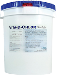 Vita-D-Chlor Slo-Tabs- 35 Lbs - Slow Dissolve - 	V324.50.140T