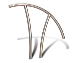 SR Smith Artisan Hand Rail (Pair), Stainless Steel 1.90" x .065" - ART-1001