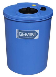 Peabody Gemini Dual Containment-Cylindrical 40GAL/151L- Blue (01-29436) Peabody Gemini Dual Containment-Cylindrical 40GAL/151L- Blue (01-29436)
