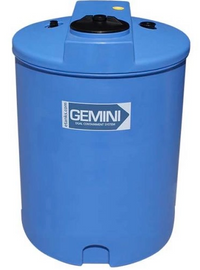 Peabody Gemini Dual Containment- 120GAL / Blue (01-33779)