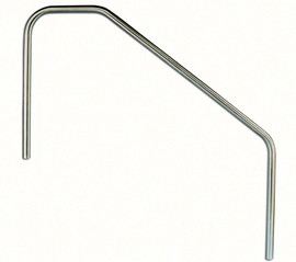 KDI Paragon Stair Mounted 3-Bend 72" Hand Rail - 1.90" x .109" - 34206