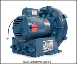AMETEK DR404AQ58M - Commercial Air Blower 1.0HP; ODP; 115/230V; 1 Phase; 50/60 Hz - 037778 AMETEK DR404AQ58M - Commercial Air Blower 1.0HP; ODP; 115/230V; 1 Phase; 50/60 Hz - 037778