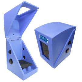 Peabody - PCS1 Pump Shelf - w/Cover - No Divider - Blue - PE - 253-31187