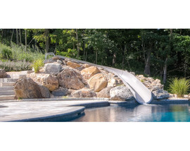 SR Smith - River Run Series - 19' Right Turn Style (B) Water Slide - RRS19B-CR-XX