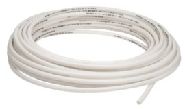 3/8" OD x 1/4" ID White Poly Tubing, 1 Foot