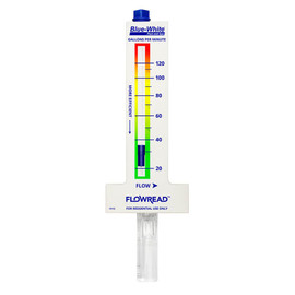 Blue White FLOWREAD 1.5" Acrylic Flow Meter, PVC 10-70 GPM - R-315 Blue White FLOWREAD 1.5" Acrylic Flow Meter, PVC 10-70 GPM - R-315
