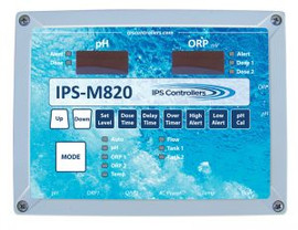 IPS - M820L - Ph & Dual Orp Controller for Commercial Pools - with Large Mounting Board - IPS-M820L IPS - M820L - Ph & Dual Orp Controller for Commercial Pools - with Large Mounting Board - IPS-M820L