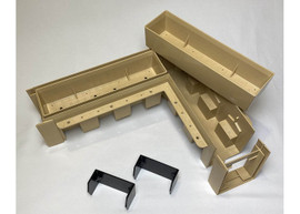 Pour A Lid Tan 90 Degree Channel Drain System  - PLC-90 CD TAN Pour A Lid Tan 90 Degree Channel Drain System  - PLC-90 CD TAN