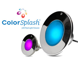 J & J Color Splash XGW Swimquip LED Pool Light Fixture 120V - 30' Cord - LPL-F2CW-120-30-PSQ J & J Color Splash XGW Swimquip LED Pool Light Fixture 120V - 30' Cord - LPL-F2CW-120-30-PSQ