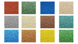 RAINDECK - SPLASH PAD RUBBER SURFACING ( RED, GREEN, BLUE, TAN, GREY, CREAM, BROWN, TEAL, LIGHT BLUE,LIGHT BROWN, YELLOW,BRIGHT GREEN)