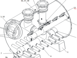 Pentair stark - Diverter ( shower head Diffuser) ( B4806 )