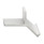 Lawson Aquatics PVC Curb Angle Edge Treatment -With Tail - White - Per Foot