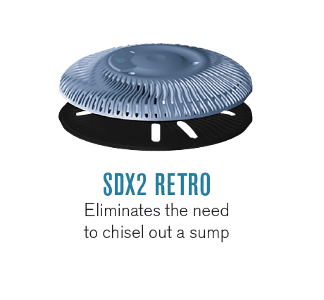 Paramount SDX2 Retro High Flow Safety Drain for Concrete,