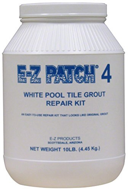 E-Z Products - #4 White Pool Tile Grout Repair 10 lb EZP-138 E-Z Products - #4 White Pool Tile Grout Repair 10 lb EZP-138