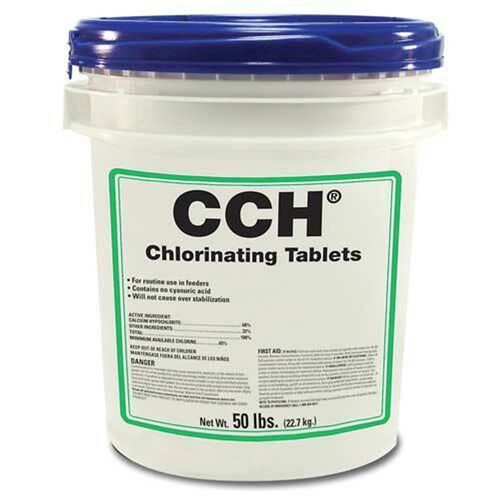 CCH Elite 1" Cal Hypo Tablet / Briquettes  - 50lb Bucket - 23206