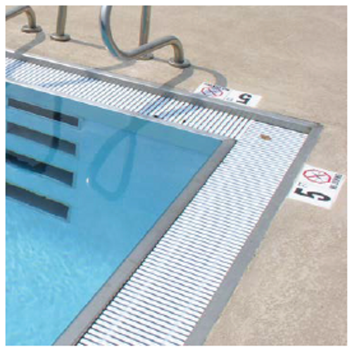 Duratech Interlock Perpendicular PVC Grating -White Duratech Interlock Perpendicular PVC Grating -White