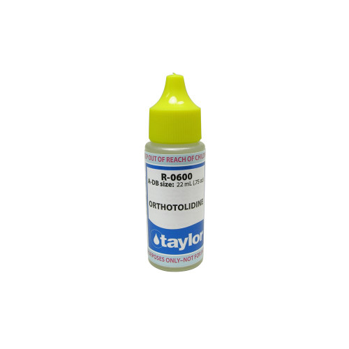 Taylor Orthotolidine, .75 oz, Dropper Bottle R-0600 (OTO) Taylor Orthotolidine, .75 oz, Dropper Bottle R-0600 (OTO)