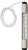 Pentair R141036 Tube Thermometer with ABS Case and 3-Feet Cord - Model 127