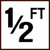 Inlays 1/2 FEET 6 x 6 Tile 4" Lettering C620005 (Skid Resistant) Inlays 1/2 FEET 6 x 6 Tile 4" Lettering C620005 (Skid Resistant)