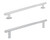 SR Smith 18" ADA Straight Transfer Rail Without Flanges - Marine Grade Stainless Steel - .120" Wall, 1.50" OD - TR-18B