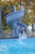 Global Pool Products Tsunami Pool Slide - Gray Granite - GPPSTS-GREY
