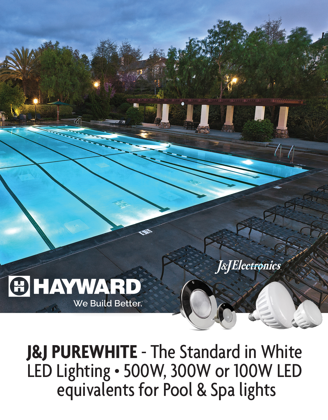 Illuminate your pool with the finest lights on the market. J & J Electronics leads the way with underwater lamps. Shop today!.