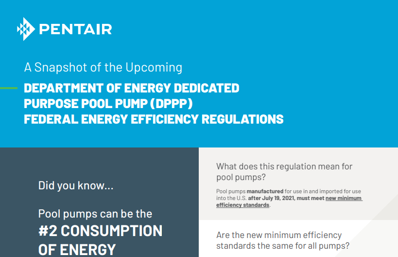 Pentair Federal Energy Efficiency Regulations