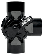 Ocean Blue 3-Way Diverter Valve – Lube-Free, 3 Port, Perfect For In-Ground Pools