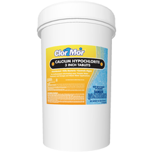 Clor Mor Calcium Hypochlorite 3" Tablets 55LB Bucket - Waterline