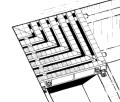 Neptune Benson - Perpendicular Grating Corner 90 Degrees 6" 12" 18" White