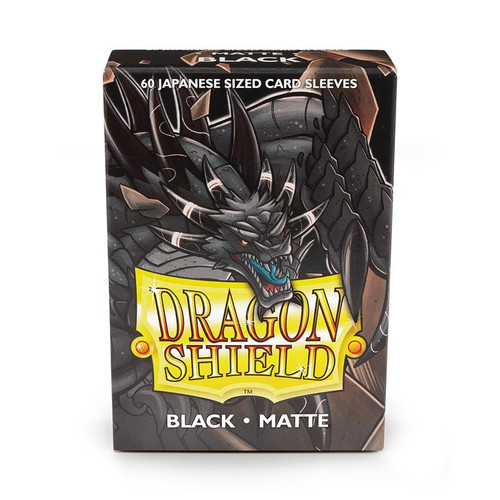 Dragon Shield Small Japanese Sleeves Matte Black - 60 Bustine