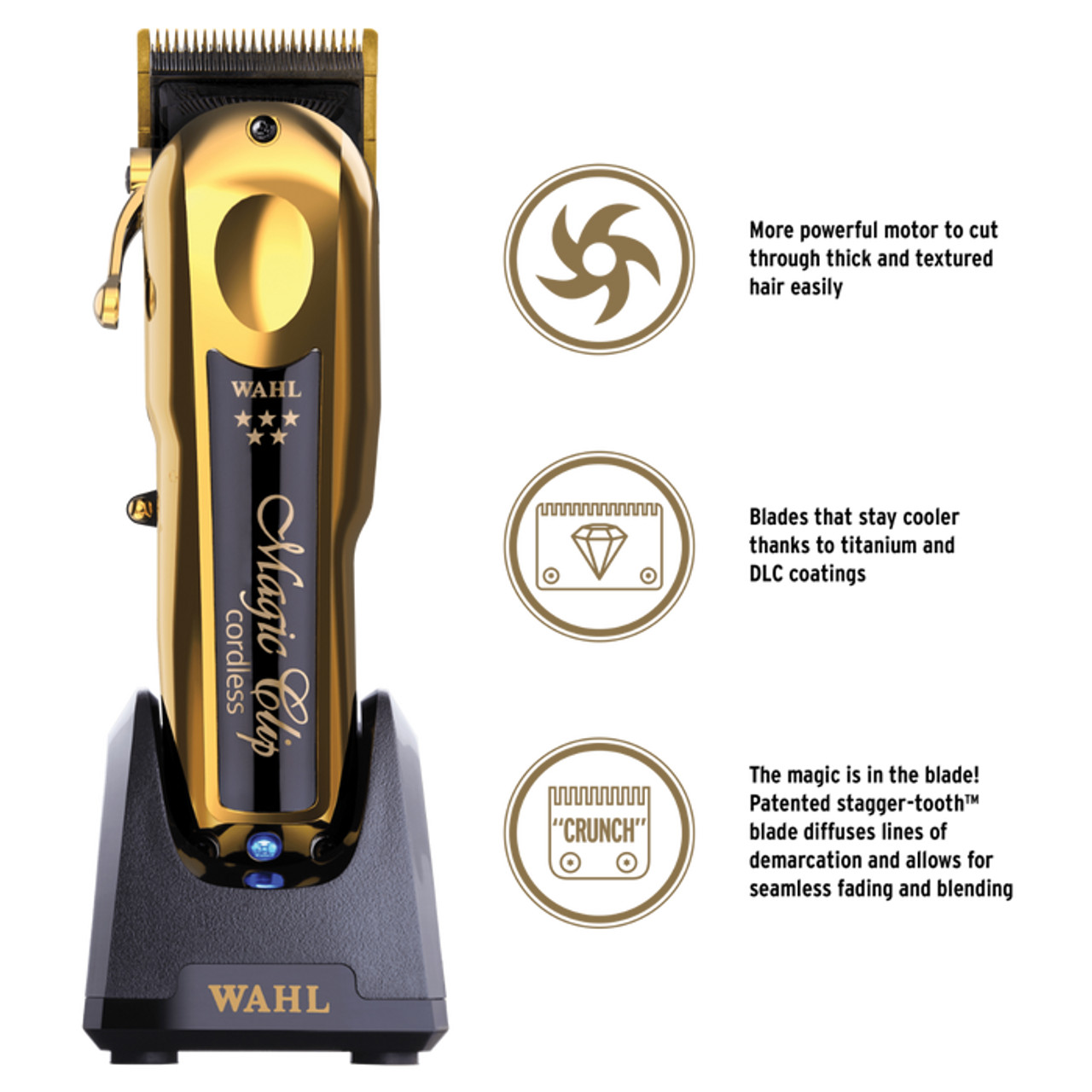 wahl コードレスバリカンファイブスターマジッククリップ GOLD