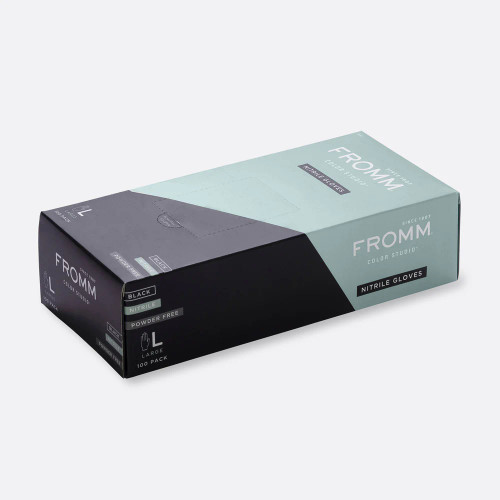 FROMM NITRILE L BLACK GLOVES 100ct