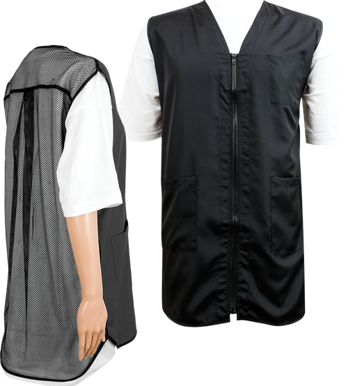 VINCENT MESH BLACK VEST SMALL (VT2340)
