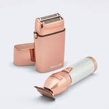 BaBylissPRO® LimitedFX Rose Gold Trimmer and Double Foil Shaver Set