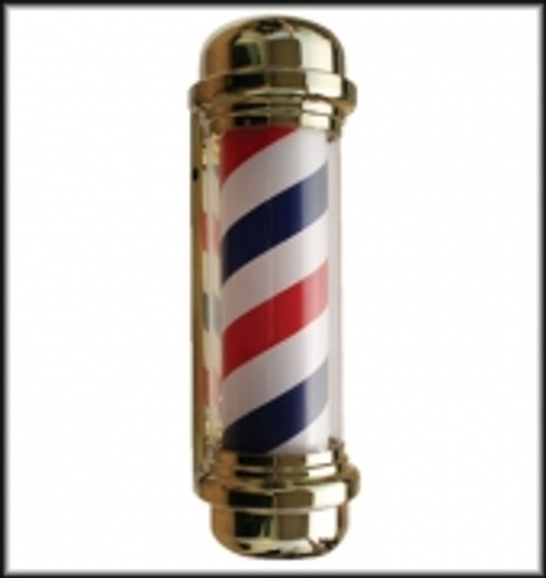 GOLD BARBER POLE