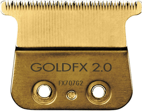 FX707G2 BABYLISS GOLD TITANIUM DEEP TOOTH T-BLADE