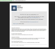 Granted "ASSAY ASSURED" Trustmark - Online Retail Jewellers