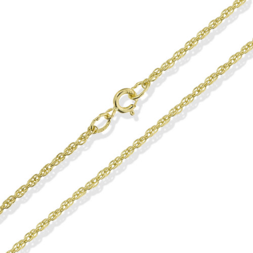 9ct Yellow Gold Prince of Wales Rope Chain