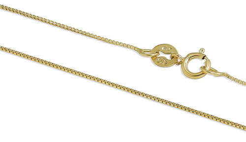 9ct Yellow box chain