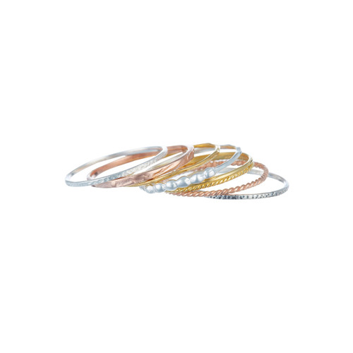 Seven fashionable stacking Rings