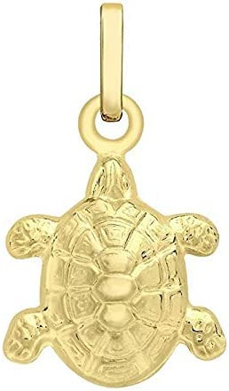 Turtle Tortoise gold pendant
